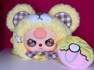 Baby Three BB3 800% Bear Sweet Donut Backpack — Oversized Plush Kawaii Bag NEW