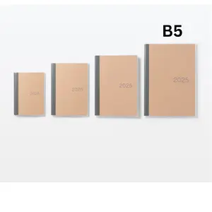 Muji 2025 Monthly Planner B5 Book Starting on Monday/ Starting December 2024