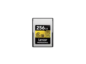 Lexar Gold Series Professional 256GB CFexpress 4.0 Type-A Memory Card LCAEXG4256G-RNENG