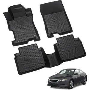 Cargo Liner Carpets Car Floor Mats for 08-12  Accord TPE Rubber Replacement