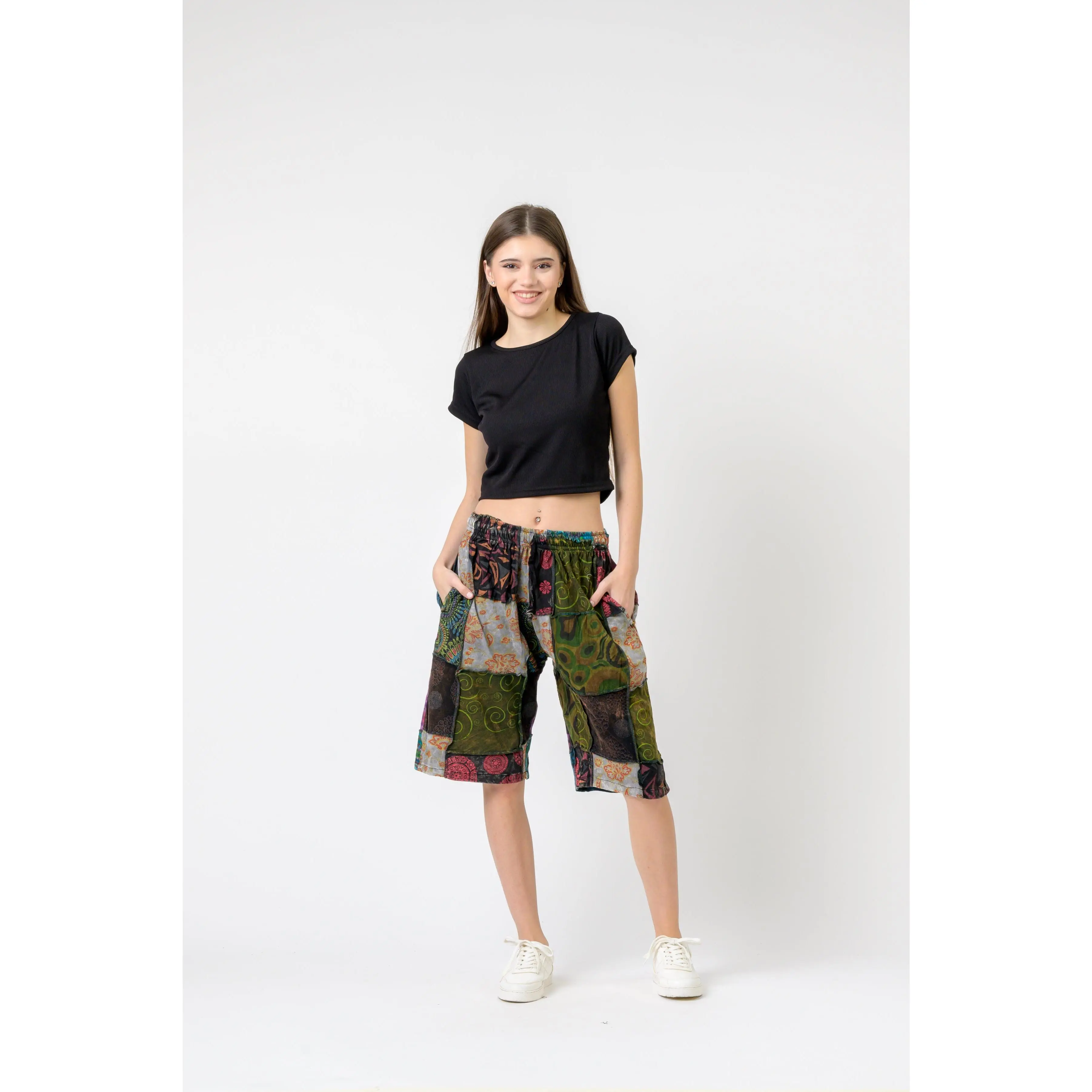Rhea Mix Patch Short Trouser (Assorted)