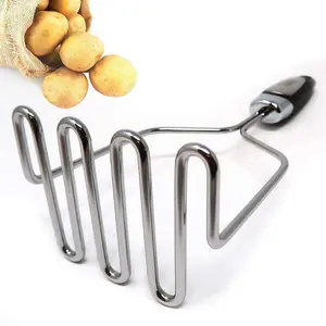 Zulay Kitchen Potato Masher Stainless Steel
