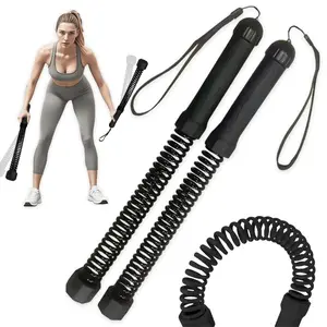 Soft Silicone Non-Slip Handle, Cordless Training Equipment, Wireless Rope Training Device, Home Gym Explosive Power Trainer, Battle Rope Rod, Home Workout Equipment