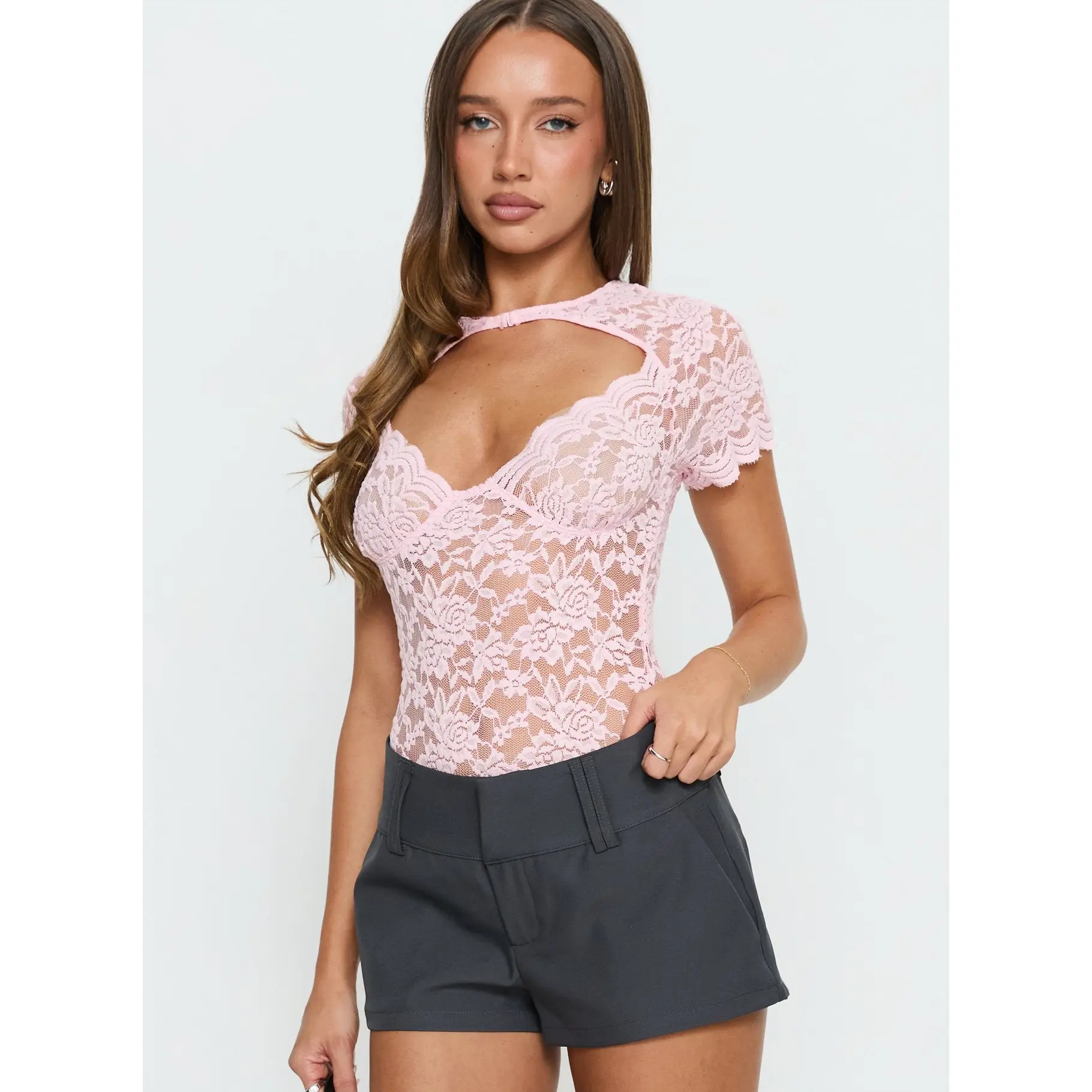 Giallo Bodysuit Pink