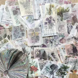 365sheets Semitransparent Sulfuric Acid Paper Material DIY Decoupage Paper Kit, Perfect for Scrapbooking Supplies, Scrapbook Materials, Journaling Supplies, Craft Enthusiasts, Diary Accessories, Paper Craft, Collage Decoration