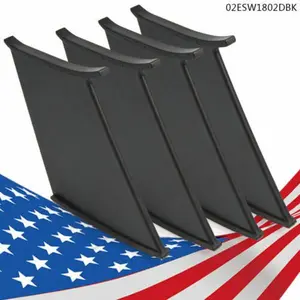 CROSSDESIGN 4Pcs Spoiler Wing Stiffi Support Stabilizer Car Accessories, Fit for 02-07 Subaru Impreza WRX STi Auto Body Frame Replacement Parts