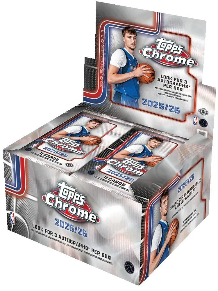 2025/26 Topps Chrome Basketball Jumbo Hobby Box