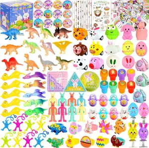 200 PCS Easter Egg Fillers Easter Toys Pack, Basket Stuffers, Party Favors & Classroom Prizes for Kids