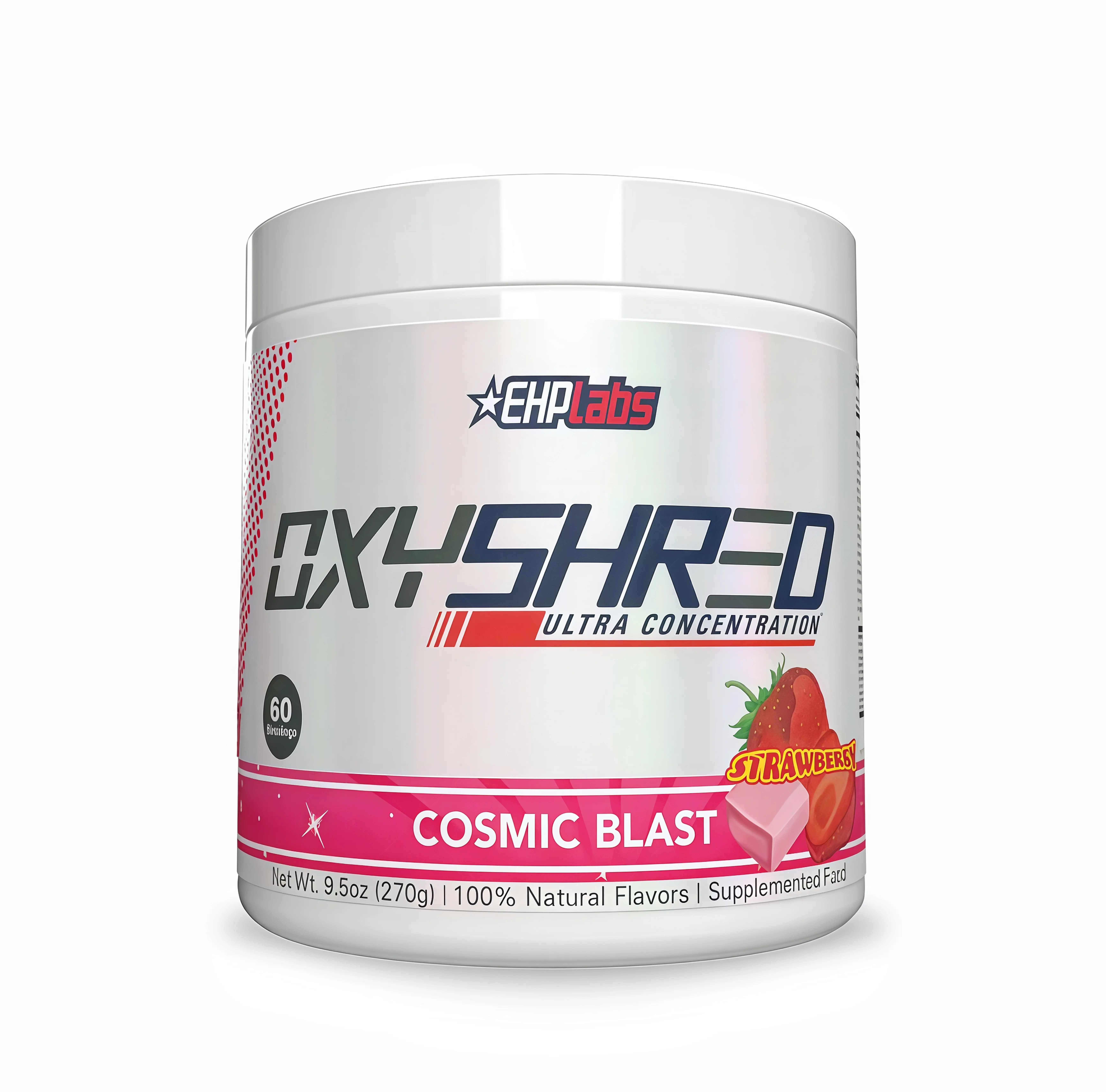 EHPlabs OxyShred Ultra KU Concentration Pre Workout Powder 60 Serves 150mg Caffeine Sugar Free Vegan Friendly GlutenFree Men Women Health Fitness Supplements Cosmic Blast Flavor