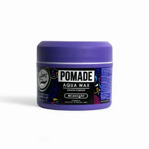 Rolda - Midnight Hair Pomade | Water Based Formula, Medium Hold, Medium Shine, Washes Out Easily, All Day Hold, Flake-free, Masculine Fragance, Haircare