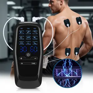 Arm Muscle Trainer with Dual Channels – 9 Modes 30 Levels Resistance Arm Exerciser, LCD Display Rechargeable Portable Upper Body Workout Device Body Shaping Tool Body Sculpting Machine