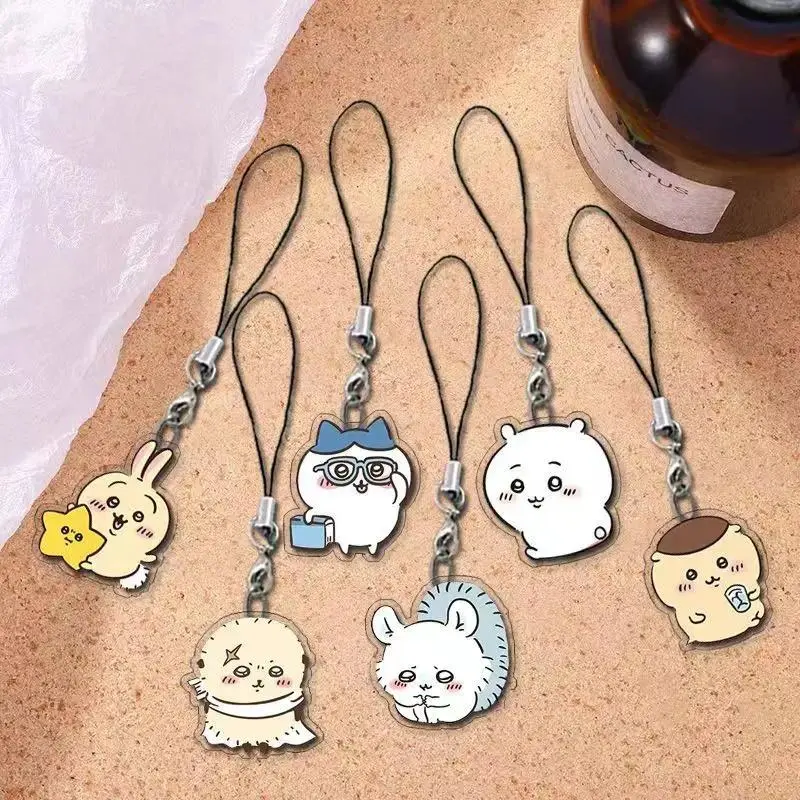 Chiikawa Mobile Phone Chain Hachiware Mobile Phone Pendant Chain Cute Cartoon Character Small Gift