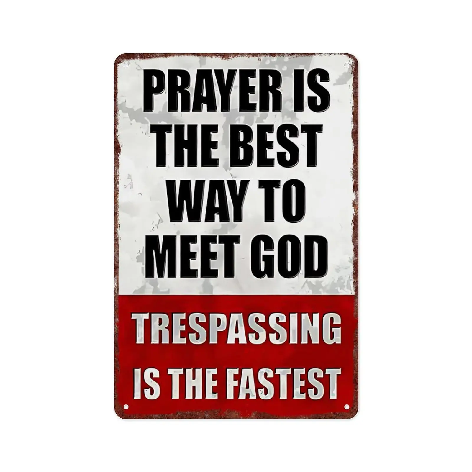 Metal No Trespassing Signs Private Property Funny, Posted Signs No Trespassing for Home Yard Garden Door Wall Metal Signq, Decor, Art Style Signage