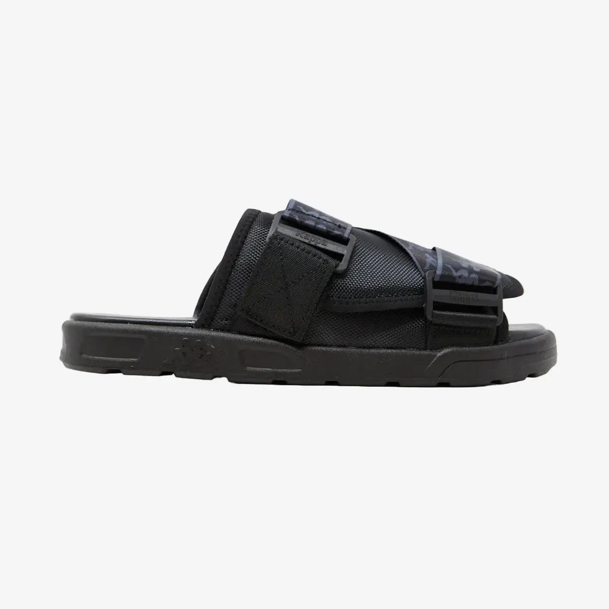 222 Banda Mitel 1 Sandals - Black Grey Dk | Men's Women's Unisex Footwear