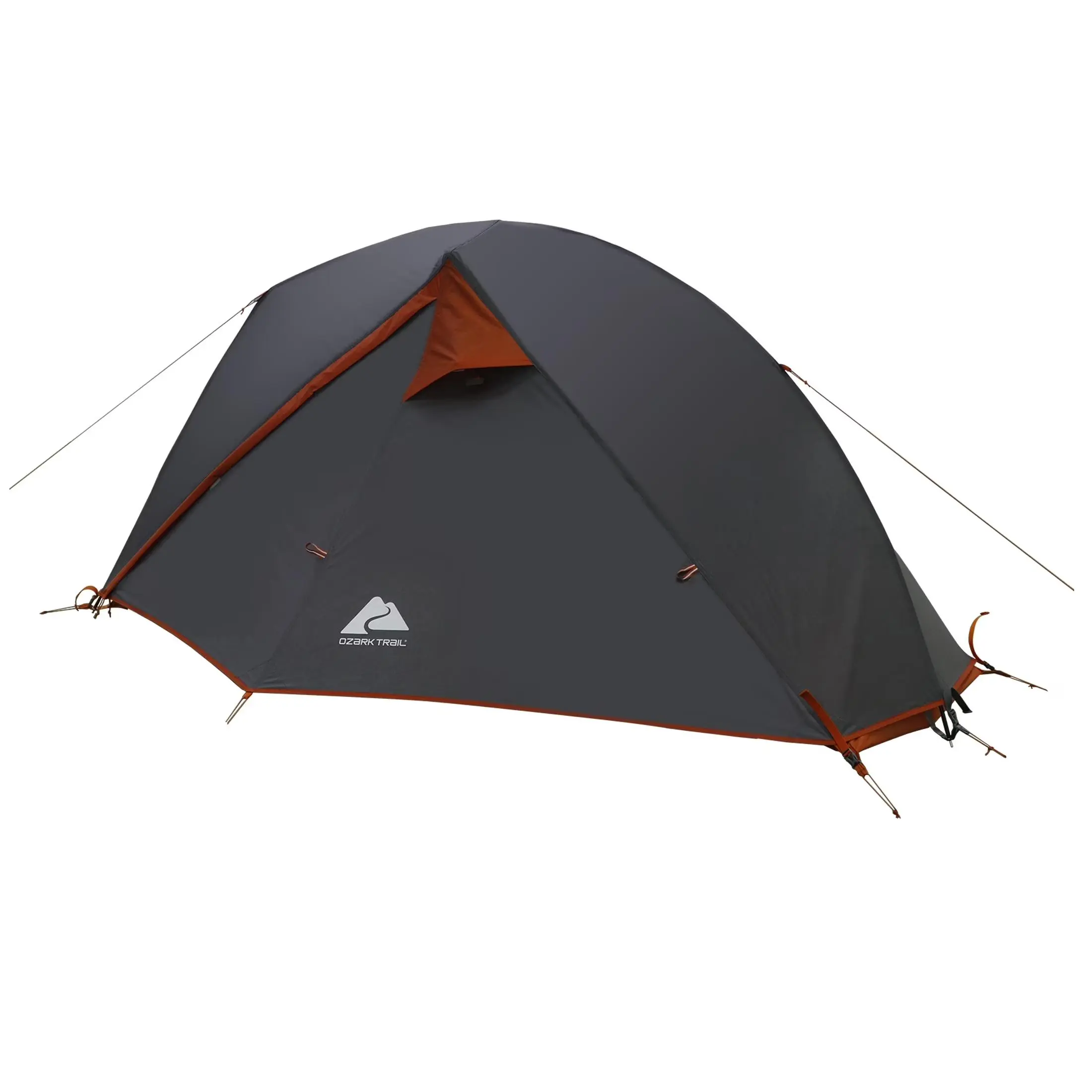 Ozark Trail Lightweight Single Person Backpacking Tent with Aluminum Poles for Hiking & Camping, Weather-Resistant Full Fly, Quick Setup, Hiking / Light Outdoor, 3.65 Lbs, Extra Headroom, Gear Storage Options, Outdoor Active Tents, Compact, Foldable, Stru
