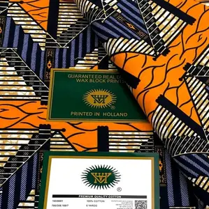 Authentic African Print 100%Cotton 6yards