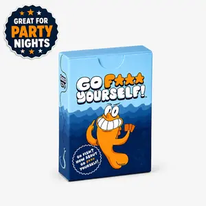 Go F*** Yourself Adult Card Game - Hilarious & Rude Party Game for 3-10 Players,Quick Easy Setup. Perfect White Elephant Gift,Stocking Stuffer & Game Night Ice Breaker.