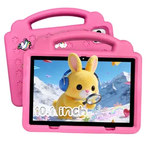 10.1 Inch Android Tablet with 3gb RAM and 64GB Storage, 5g WiFi, Bluetooth-compatible, HD Display, Parental Controls, Education System, Perfect Holiday Gift, Suitable for Boys and Girls, No Adapter Included, Pink/Blue/Green/Orange