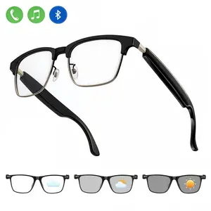 VUB smart glasses feature blue light and UV protection lenses, unisex audio, high-definition voice calls, HiFi sound quality, and photochromic display.