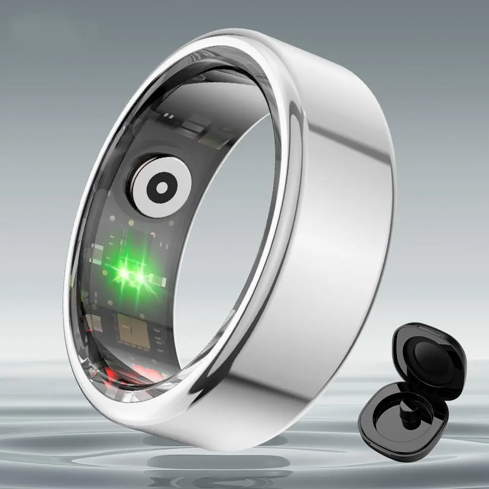 Smart Ring  IP68 Waterproof Wearable Fitness Trackers for Women Men Couple Gift,father'sdaygifts