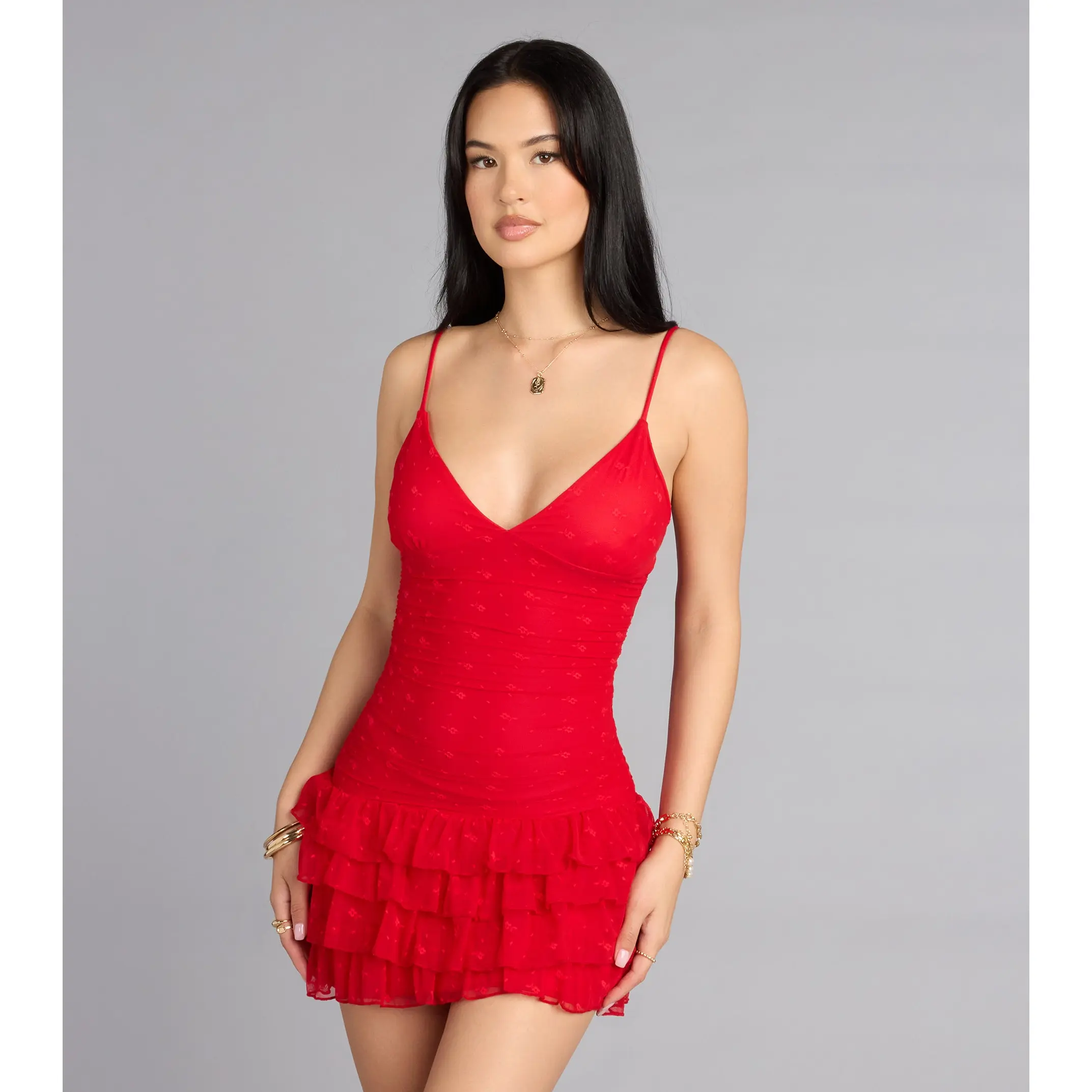 skims dress red lace - TikTok Shop