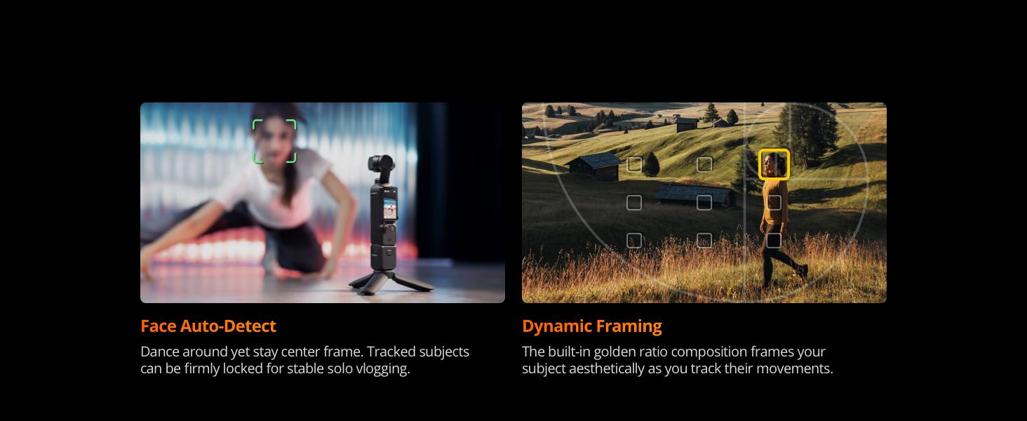 DJI Osmo Pocket 3, Vlogging Cameras with 1'' CMOS & 4K/120fps Vlog Camera, 3-Axis Stabilization, Fast Focusing, Face/Object Tracking, Digital Vlogging Camera for YouTube