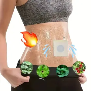 50 piece waist and abdomen patch set, using effective plant fibers to tighten and soothe, skin friendly materials to stretch and tighten, suitable for improving fitness performance