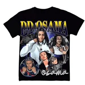 Dd Osama Rapper Hip Hop Streetwear. Cotton Graphic Tee T Shirt Tee T Shirt