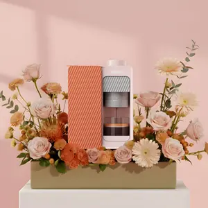 Bloombox Portable Cordless Espresso & Instant Cold Brew Coffee Machine with Smart Temperature Control, Dual Power Options, Easy-Clean Design for Home, Office, Travel & Camping