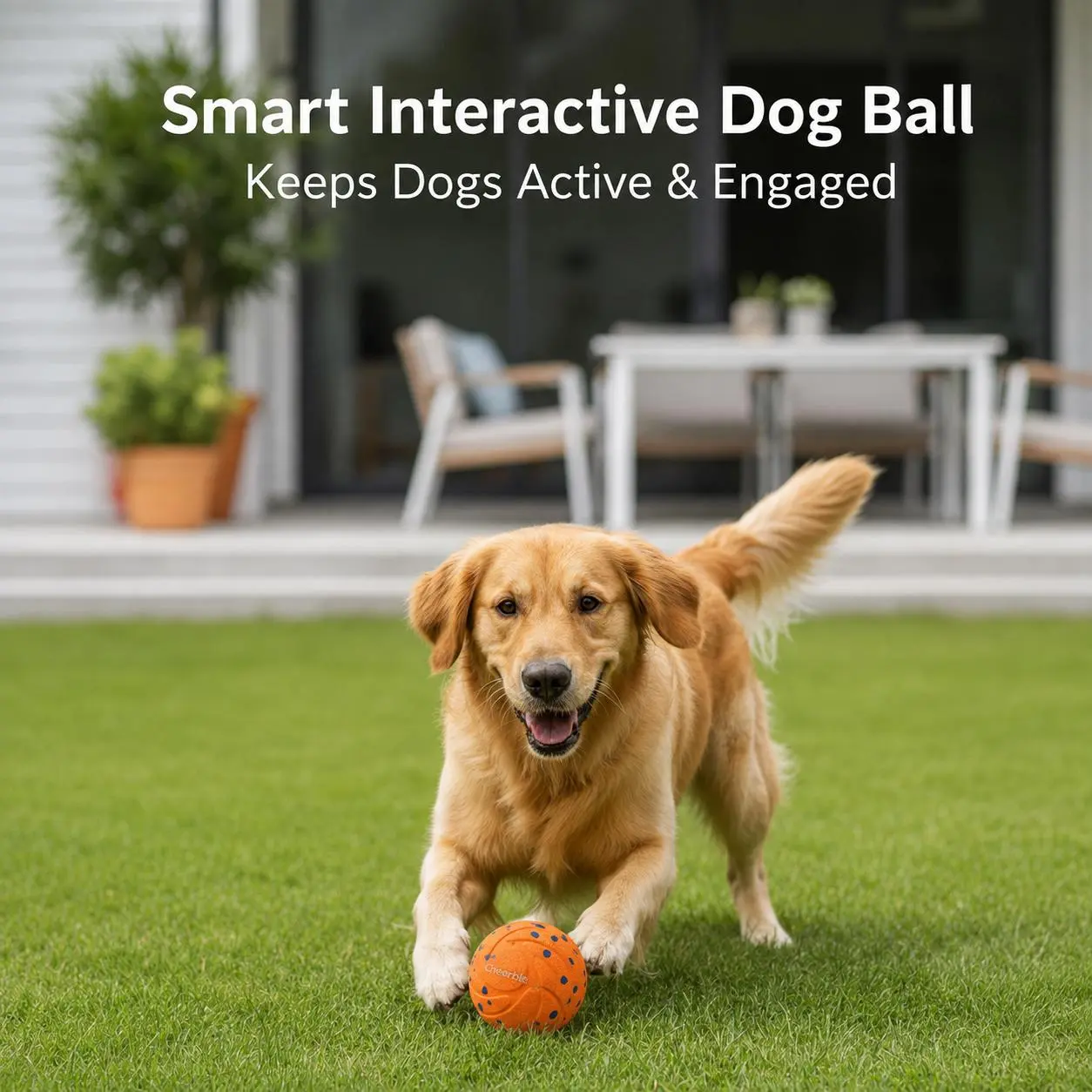 Cheerble Smart Interactive Dog Ball - Auto Move, Bouncing, Waterproof E-TPU Shell Durable Enrichment Pet Toy for Small to Medium-Large Dogs