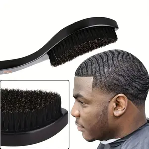 Men's Special Wave Shape Medium Hard Brush-ABS Plastic Handle Comb, Scalp Massage Design Suitable for Ordinary Hair QualityFashionFashion