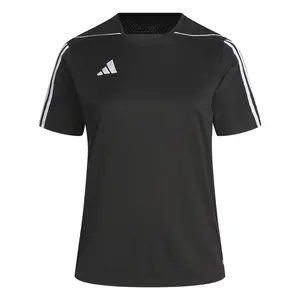 adidas Womens Tiro 23 Crew Neck Short Sleeve Jersey Plus Soccer Cleats  - Black