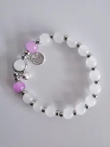 [gift] " Purple bead bell braceletsuitable for giftfriends, holiday gifts