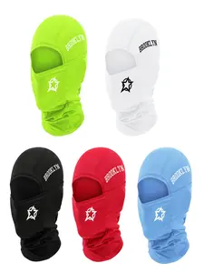 1/5pc Balaclava Face Mask, Breathable Ice Silk, Brooklyn Star Print, Full Coverage Ski Mask for Men Women, Winter Protection Gear, Protective Gear