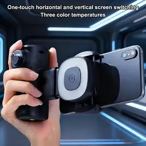 Smartphone Handle Stand Stabilizer, Fits All Phones, 180° Rotatable, Ideal for Photos & Vlog Video Shooting, Stabilizer Vlogger