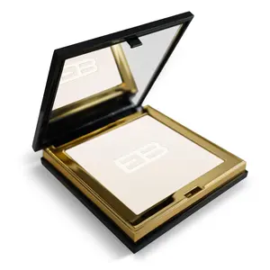 Elaina Badro Talc-Free Translucent Pressed Powder - Luxury Makeup Setting Powder with Jojoba Oil & Cocoa Butter - Vegan Formula for Smooth Finish - Made in Italy