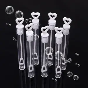 50Pcs Love Heart Wand Tube Bubble Soap Bottle, Wedding Gifts For Guests, Wedding Party Supplies, Birthday Party Decoration, Bridal Shower Wedding Engagement Party Favors, Unique Birthday Gifts, Party Favor Packs, Party Bag Fillers