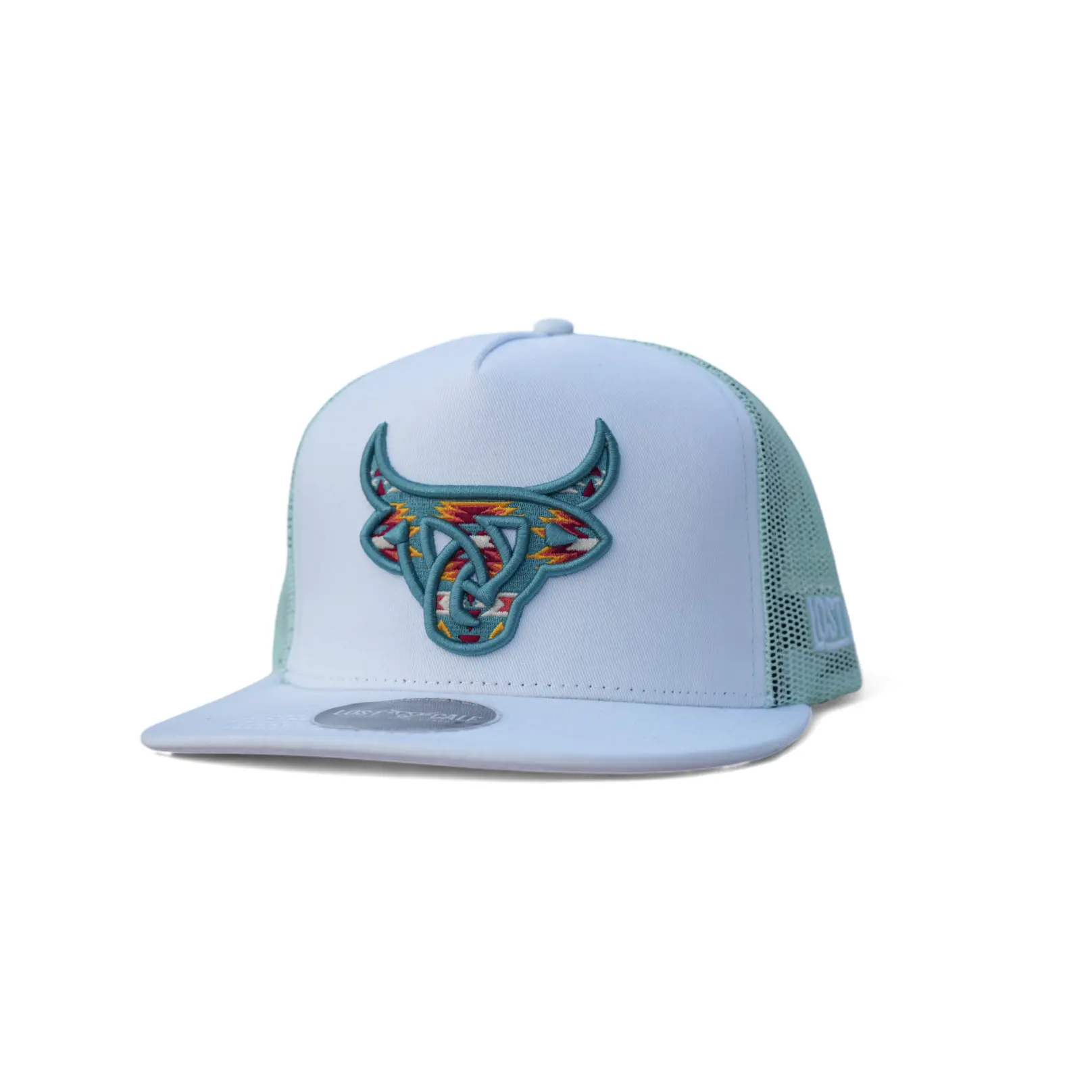 Lost Calf Olmeca Flat Bill Trucker Hat