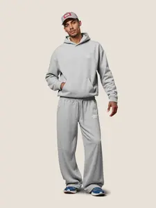 Aelfric Eden Unisex Oversized Classic Sets 2 Piece Fleece Hoodie and Sweatpants Track Suits Sweat Matching Lounge Pants
