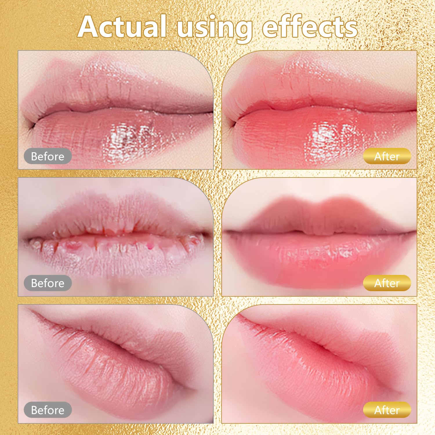 Color Changing Lipstick, Gold Foil PH Lip Balm, Transferproof & Long Lasting, Moisturizing Jelly Lip Stick, Deep Nourishing Plumping Lip Gloss for Women Color Changing Lipstick, Gold Foil PH Lip Balm, Transferproof & Long Lasting, Moisturizing Jelly Lip Stick, Deep Nourishing Plumping Lip Gloss for Women