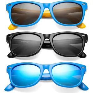 KF5-EMK06   Kids Polarized Sunglasses for Boys Girls – TPEE Unbreakable Flexible Frame UV400 Protection Age 3-8