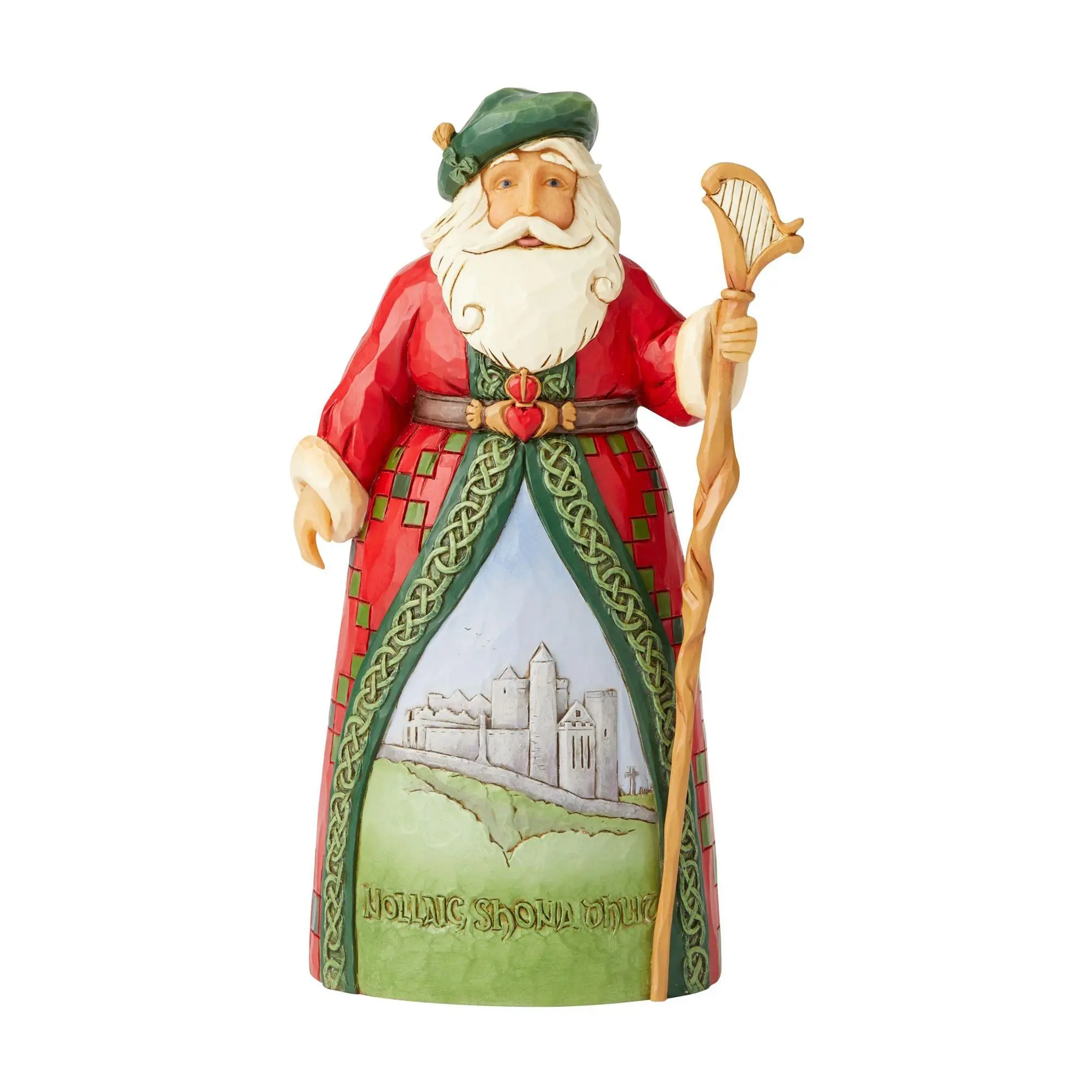 Jim Shore Heartwood Creek Irish Santa Figurine Jim Shore Heartwood Creek Irish Santa Figurine