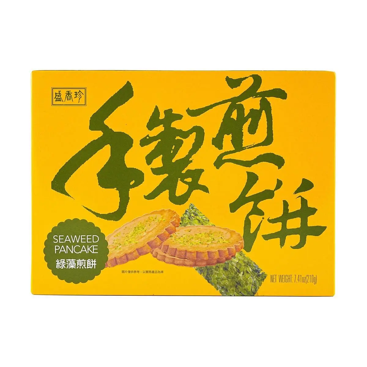TRIKOFOODS Taiwanese Handmade Seaweed Flavor Crispy Pancakes 210g - Authentic Snack