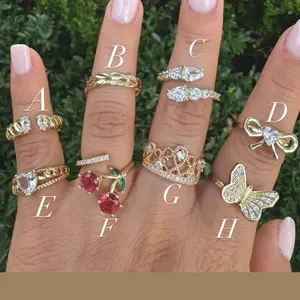 Gold plated rings Gold plated rings