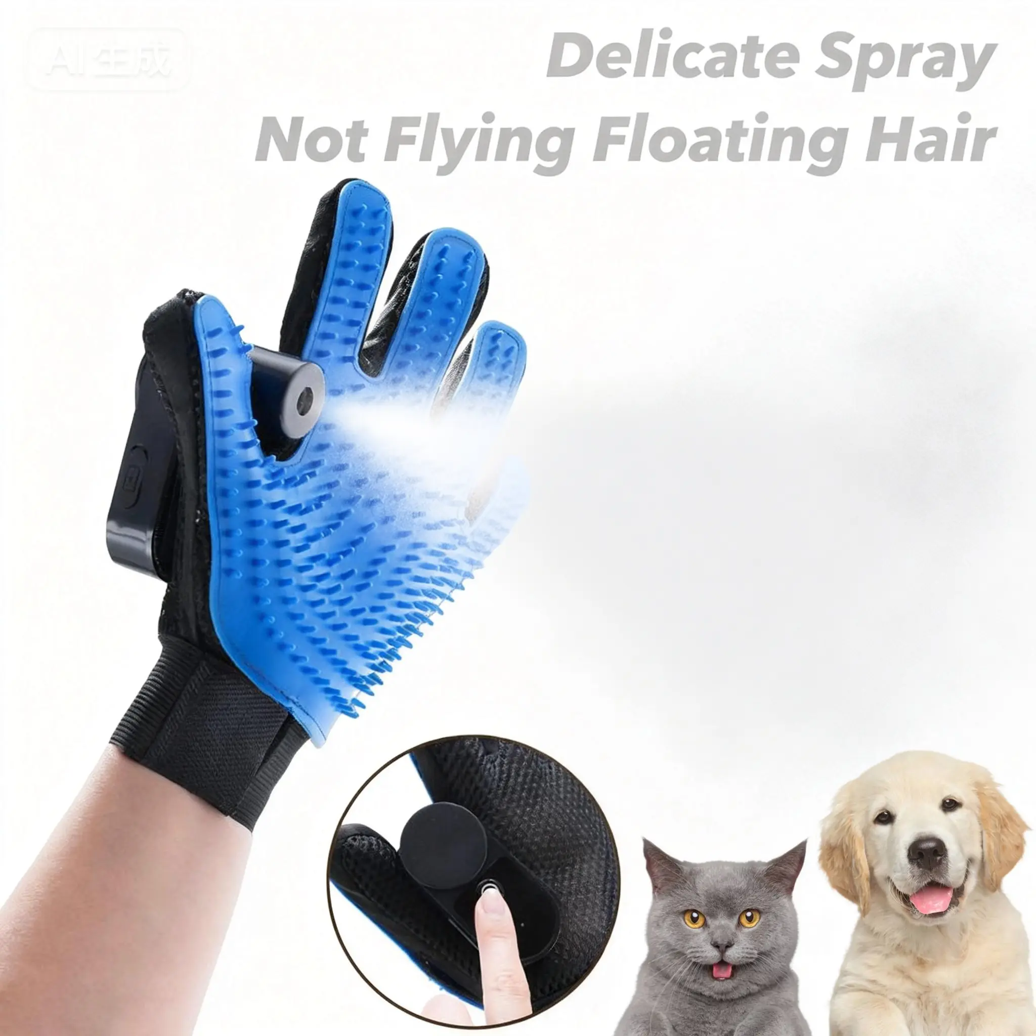 Pet Spray Hair Removal Comb, cat brush, dog brush, cat and dog beauty and massage comb, pet supplies Pet Spray Hair Removal Comb, cat brush, dog brush, cat and dog beauty and massage comb, pet supplies