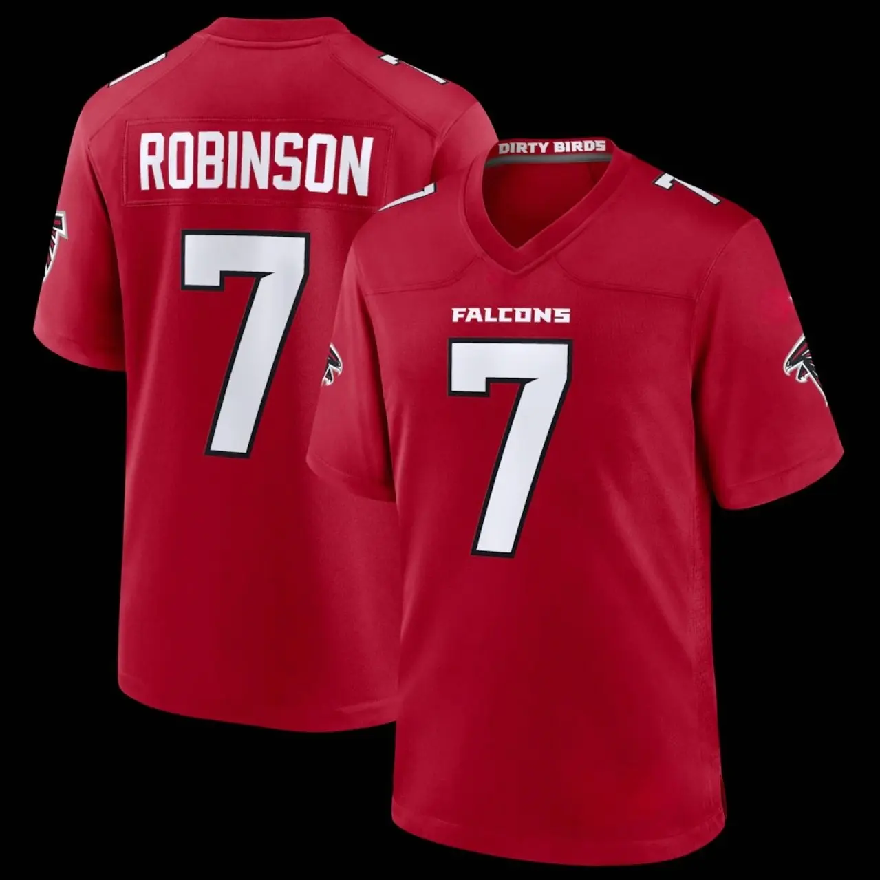 Unisex Football Inspired Robinson 7 Atlanta Arizona Game Jersey - Red