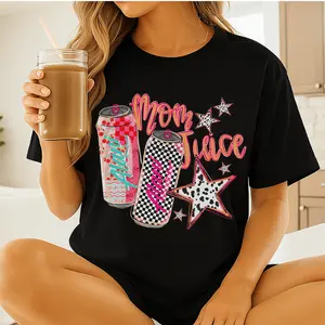 Mom Juice T-shirt, Energy Drink Shirt, Alani Nu T-shirt,Gift For Mom - S to 5XL Sizes - Gender Fluid Fashion - Work From Home Wear