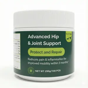 Advanced Hip and Joint Supplement for Dogs natural pet care with Glucosamine Chondroitin Omega 3 MSM and Green Lipped Mussel Pork Flavor Chews for Small and Medium Breeds
