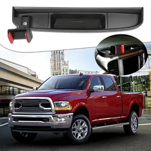360° Rotatable Car Phone Stand, Cell Phone Mount for Dodge RAM 2010-2017, Center Console Car Organizer Storage Box Tray, Automotive Interior Accessory