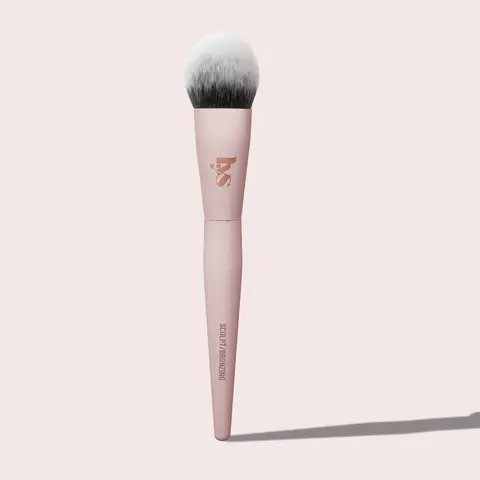 LYS Beauty Cruelty-Free Sculpting-Bronzing Beauty Brush, Professional Cheek Defining Tool for Distributing and Blending Contour, Ideal for Makeup Application